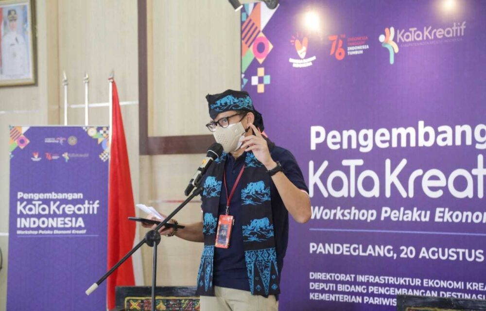 Menteri Parekraf Dorong Pengembangan Ekonomi Kreatif Dan Pariwisata Di Pandeglang