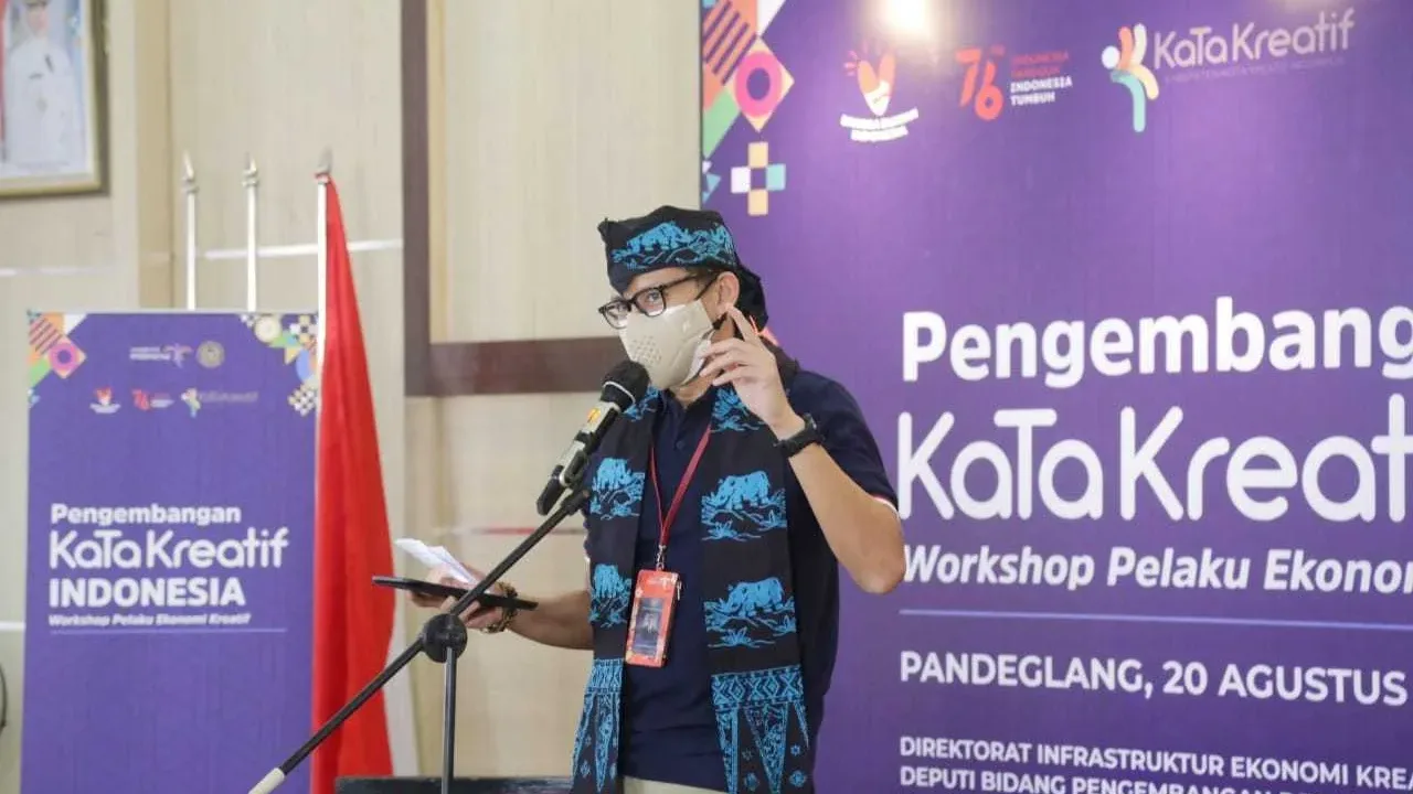 Menteri Parekraf Dorong Pengembangan Ekonomi Kreatif Dan Pariwisata Di Pandeglang