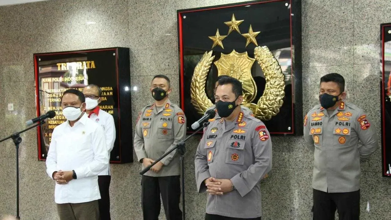 Berikan Izin Liga 1 dan 2, Kapolri Ingatkan Prokes Ketat