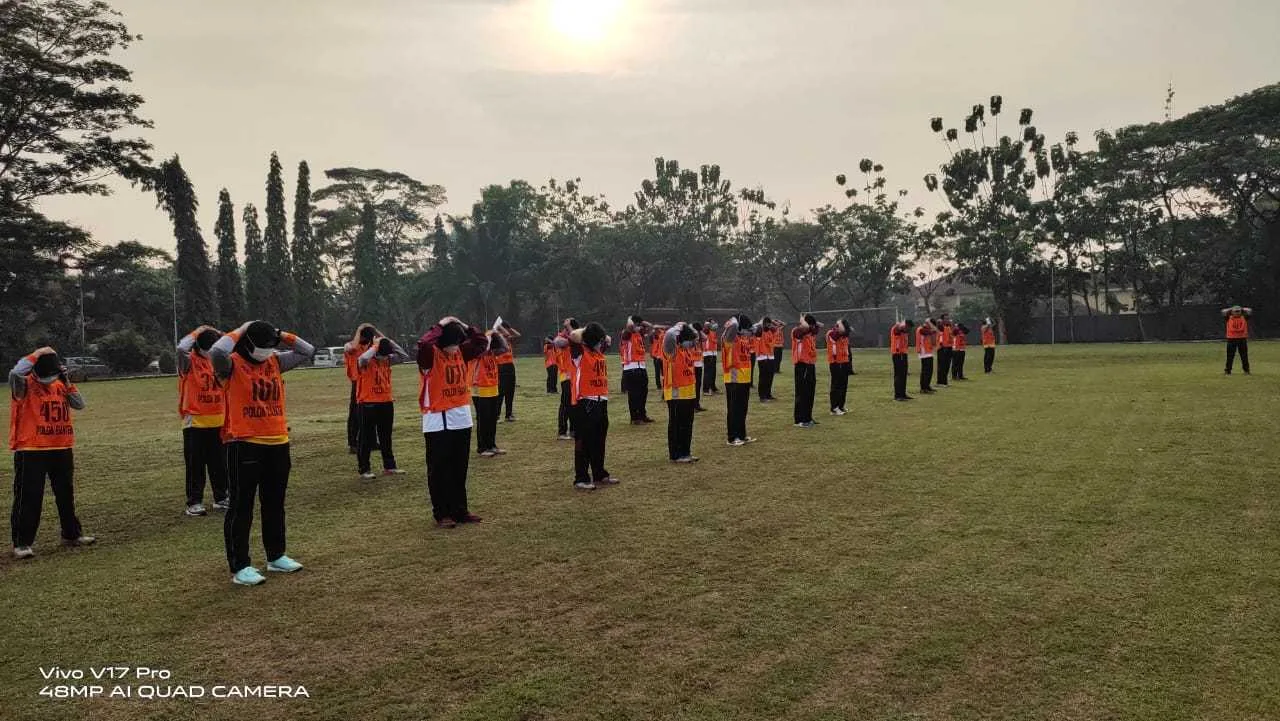 Polda Banten Gelar Tes Kesamaptaan Jasmani periodik II tahun 2021