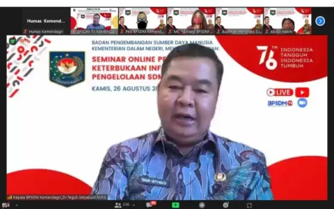 Kemendagri Dorong Aparatur yang Andal Kelola Keterbukaan Informasi Publik