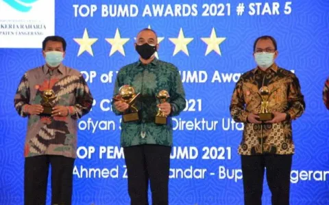 Perumdam TKR Kembali Raih TOP BUMD Award, Ini Selengkapnya