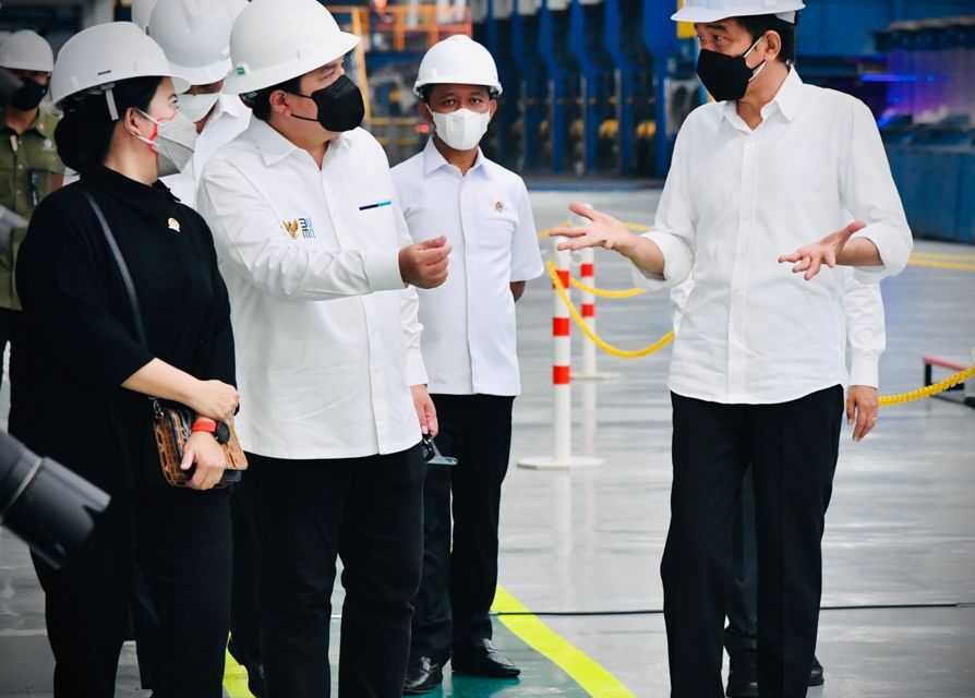 Presiden Sebut Industri Baja Pilar Penting Pertumbuhan Ekonomi