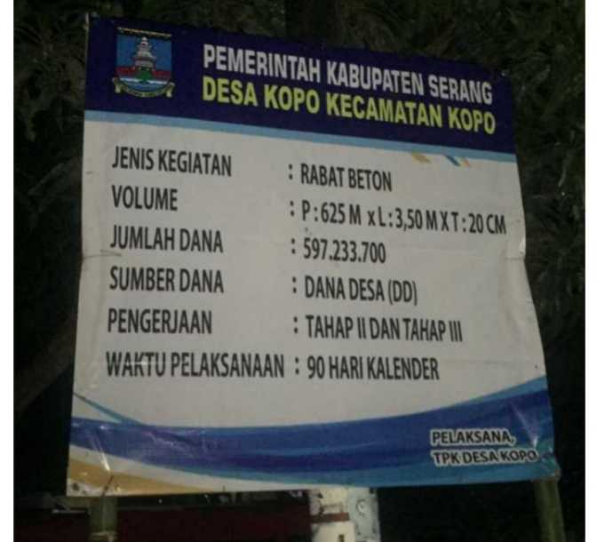 Polres Serang, Kasus Proyek Jalan Kopo Naik Ke Penyidikan