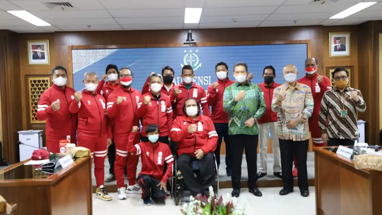 Jaksa Agung Terima Kunjungan Kontingen Paralympic Games 2020 Tokyo