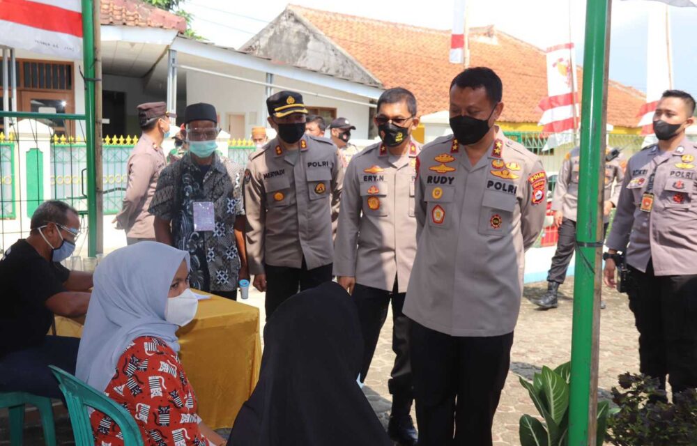 Pastikan Pilkades Aman, Kapolda Kunjungi Tps Dan Gerai Vaksin