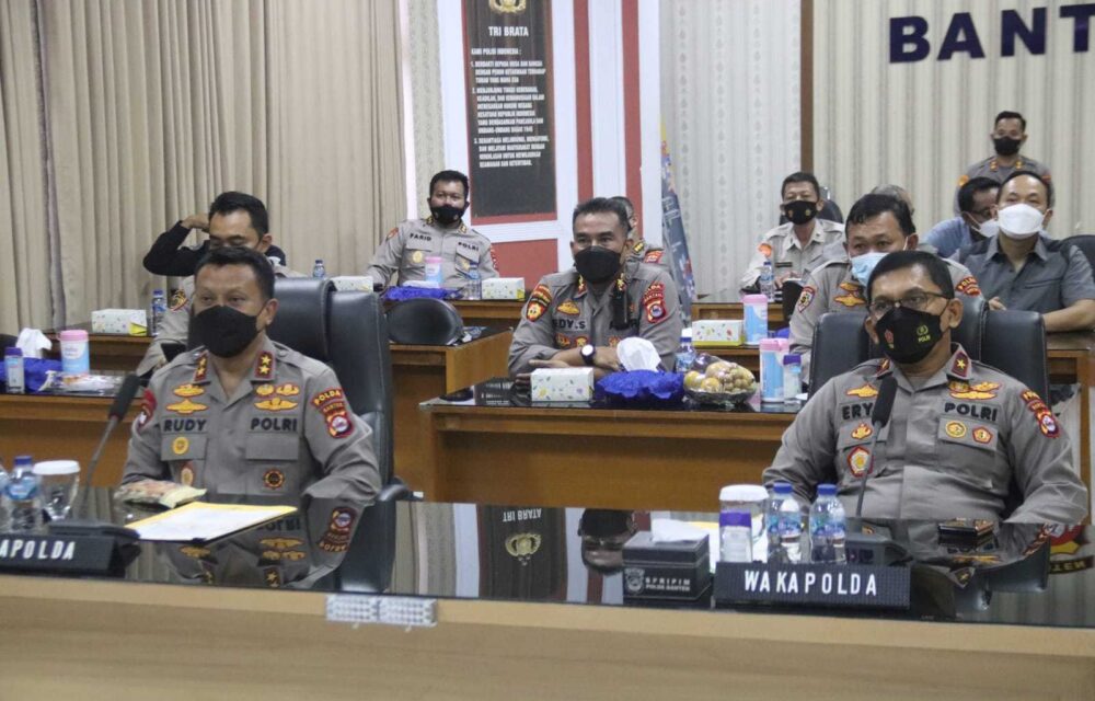 Kapolda Banten Ikuti Virtual Peresmian Revitalisasi Museum Polri