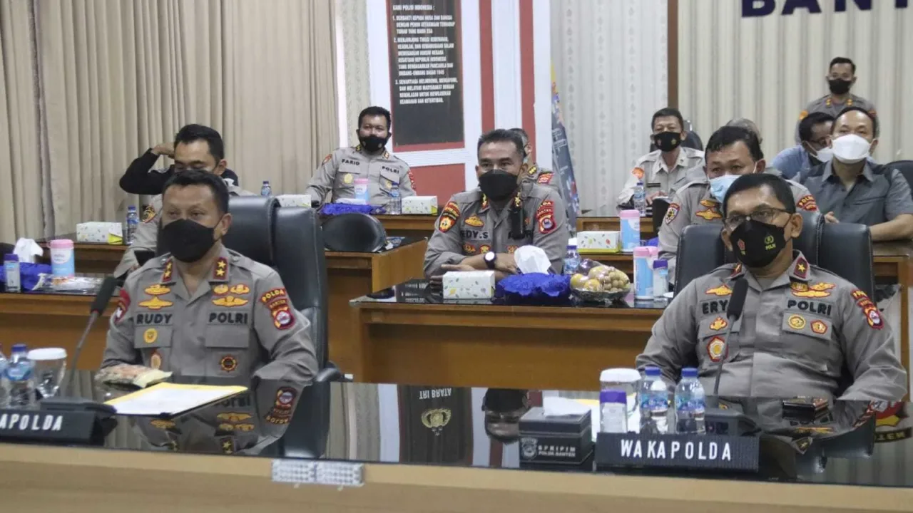 Kapolda Banten Ikuti Virtual Peresmian Revitalisasi Museum Polri