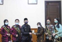 Raih Juara 2 Nasional, Duta Bahasa Datangi Wagub Banten