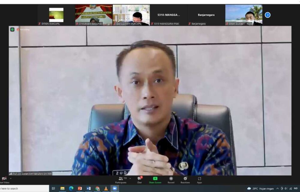 Dukcapil Koordinasikan Penyiapan Data Awal Kemiskinan Tujuh Provinsi