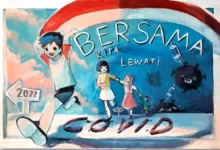 KEREN…Angrek Juara Festival Mural Polda Banten