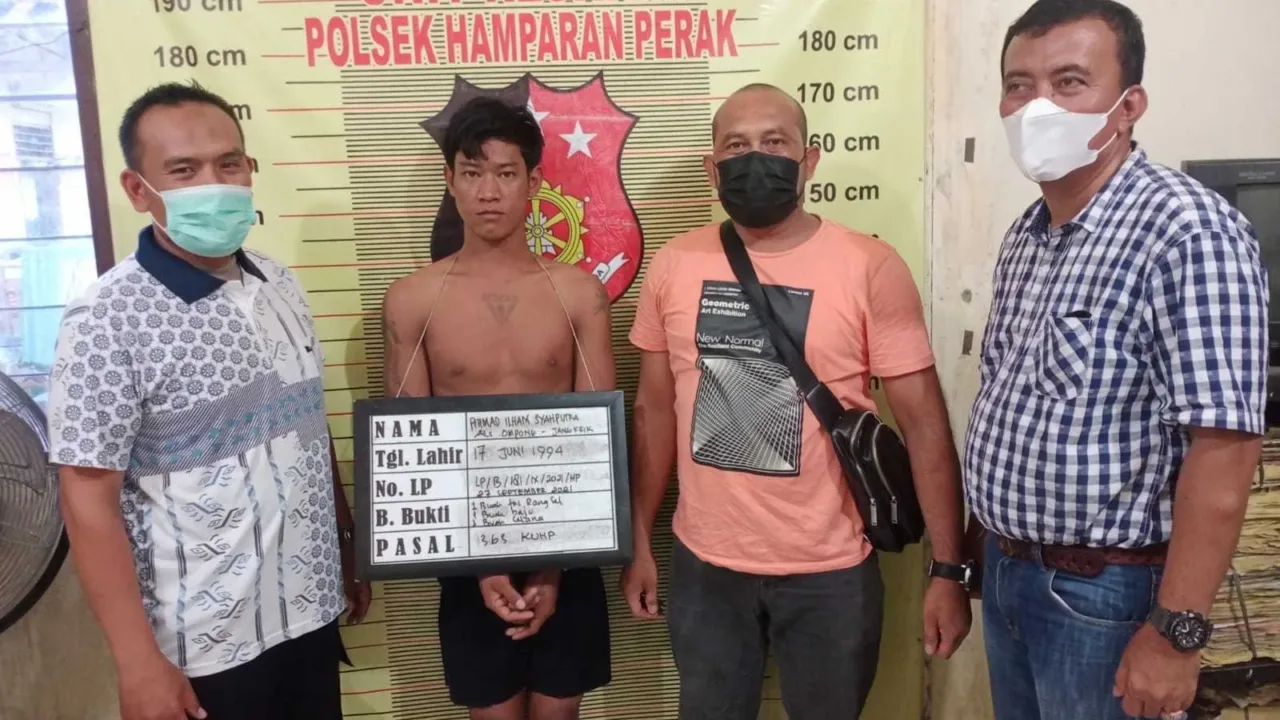 GITU DONG…Polres Belawan Tangkap Pelaku Curanmor