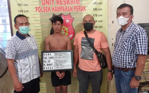 GITU DONG…Polres Belawan Tangkap Pelaku Curanmor