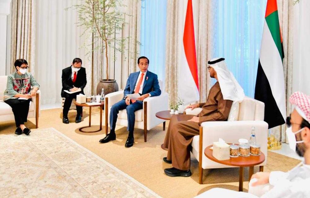 Wah...!Tiba Di Al-Shatie, Presiden Jokowi Disambut Putra Mahkota Abu Dhabi