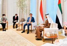 Wah...!Tiba Di Al-Shatie, Presiden Jokowi Disambut Putra Mahkota Abu Dhabi