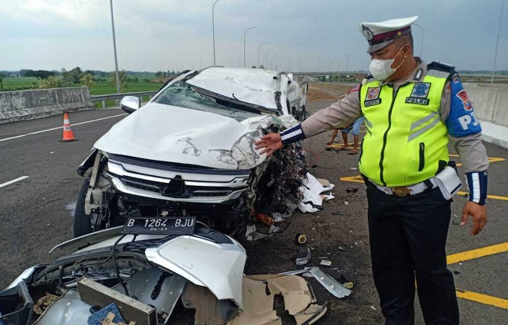 Polda Jawa Timur Benarkan Kecelakaan Di Tol Nganjuk Vanessa