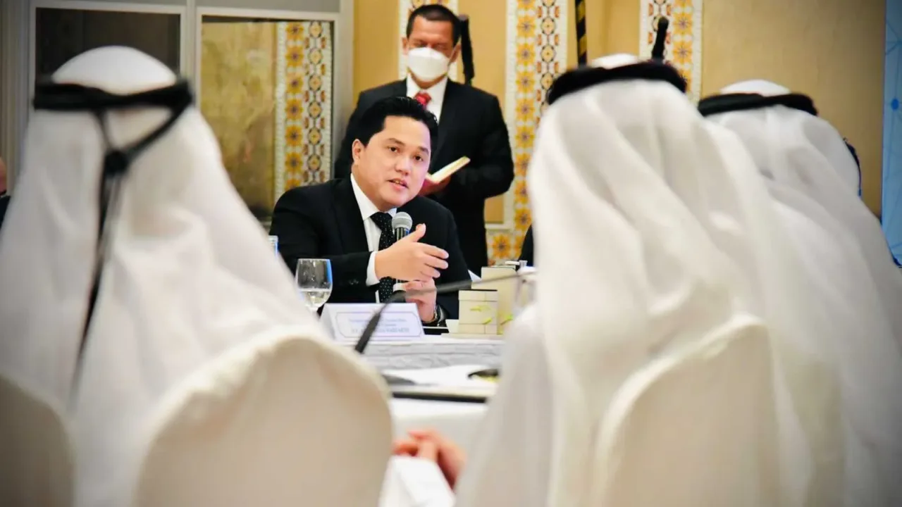 Erick Thohir, Komitmen Baru Investasi UEA Akan Majukan Infrastruktur Vital
