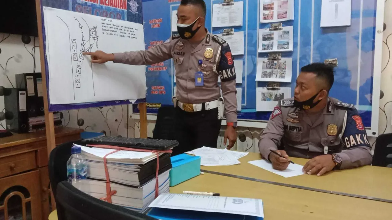 MANTAP…Polres Lebak Tetapkan Tersangka Kaka Maut di Cileles