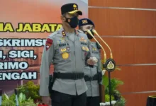 Kapolda Sulteng Pimpin Sertijab 2 PJU dan 4 Kapolres