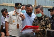 Walikota Serang Pantau Langsung Pembangunan Taman Sari