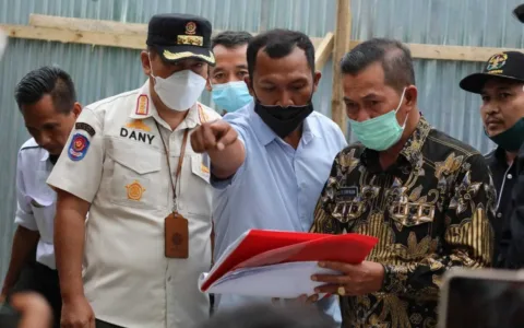 Walikota Serang Pantau Langsung Pembangunan Taman Sari