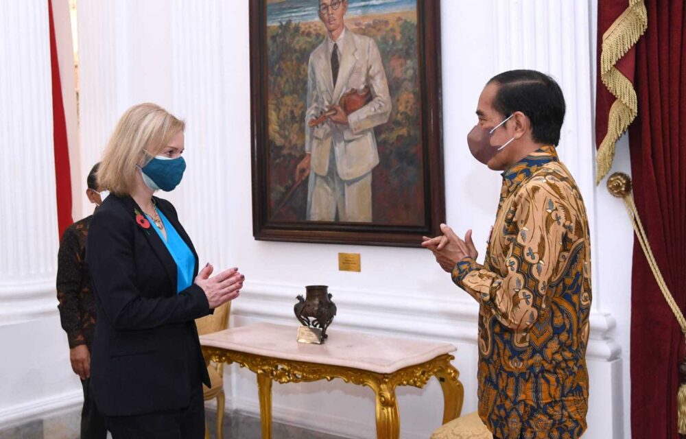 Mantap...!Presiden Jokowi Bahas Kerja Sama Strategis Bersama Menlu Inggirs