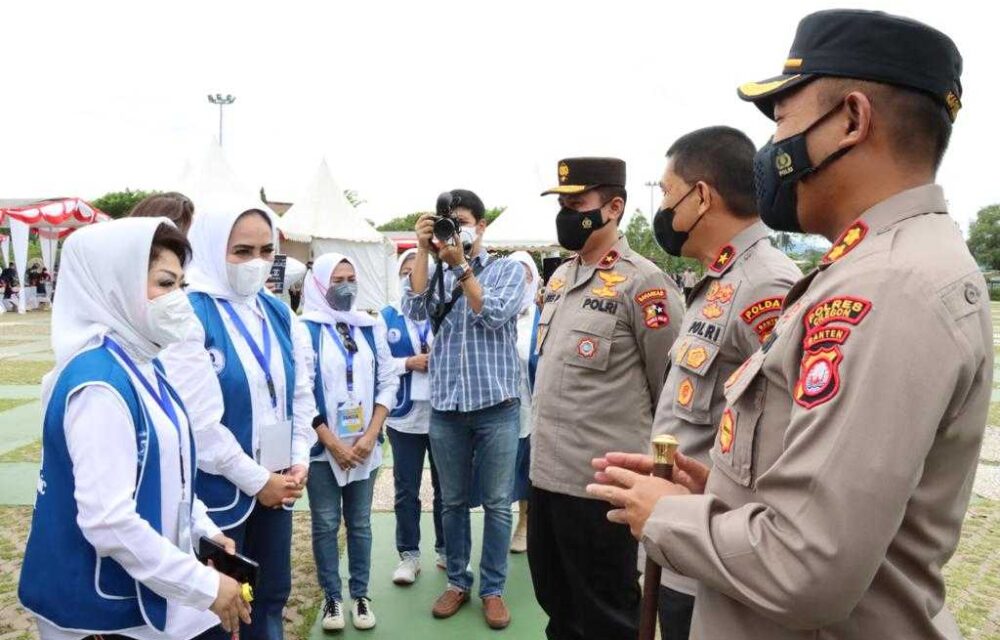 Top...!Iwapi Dan Polri Gelar Vaksinasi Di Cilegon