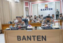 Focus Pengamanan Presiden Ke Lebak, Kapolda Pimpin Rapat Internal