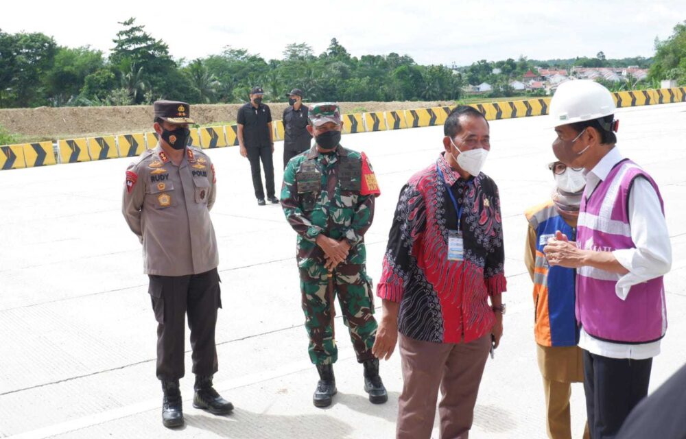 Kawal Ketat...!Kapolda Dampingi Presiden Jokowi Resmikan Tol Serang - Panimbang