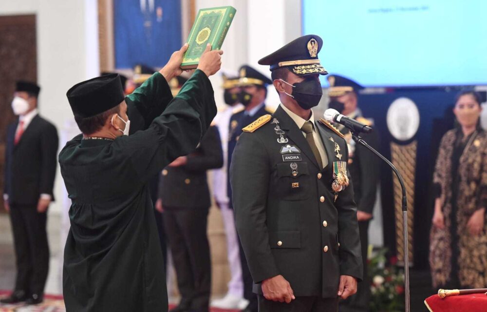 Sah...!Presiden Lantik Andika Perkasa Jadi Panglima Tni
