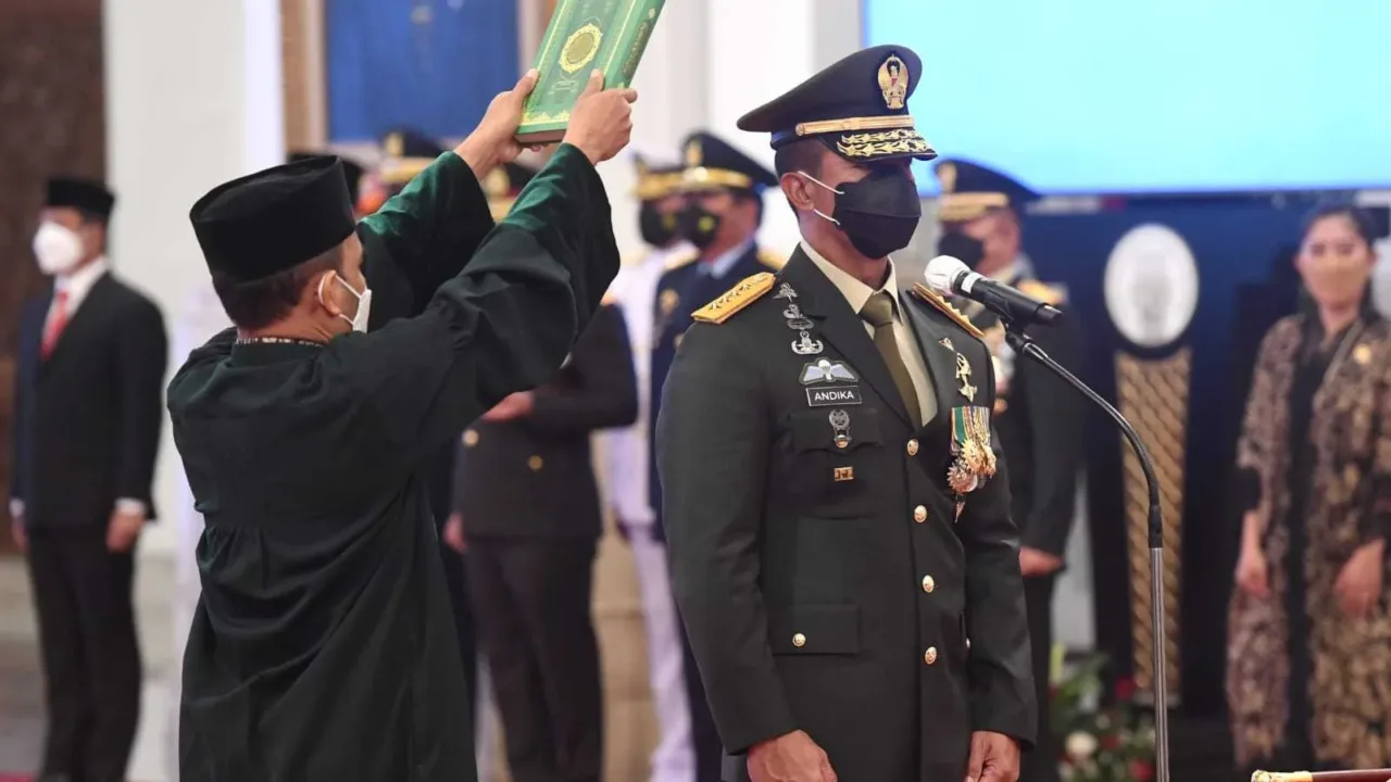 SAH…Presiden Lantik Andika Perkasa Jadi Panglima TNI