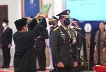 Sah...!Presiden Lantik Andika Perkasa Jadi Panglima Tni