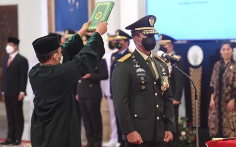 SAH…Presiden Lantik Andika Perkasa Jadi Panglima TNI