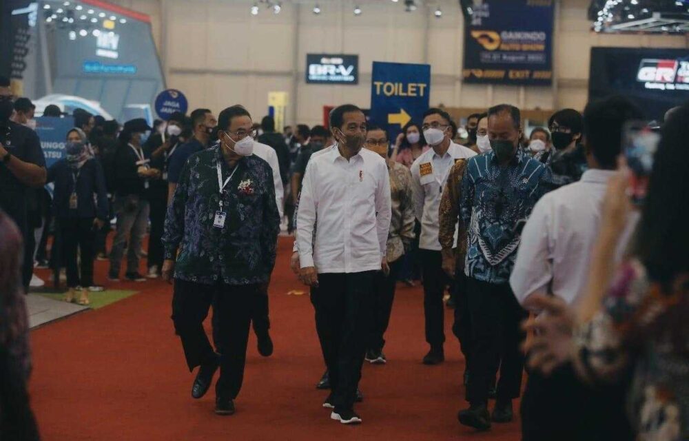 Top...!Andika Dan Zaki Sambut Presiden Di Giias 2021