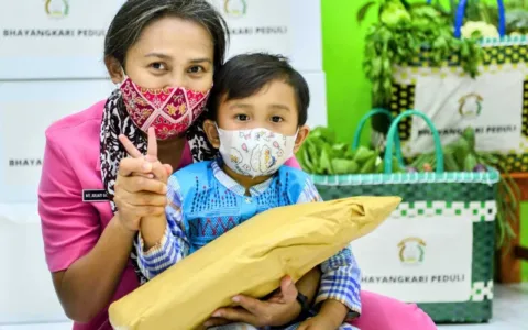 TOP…Ketua Umum Bhayangkari Peduli Yayasan Rumah Singgah di DIY
