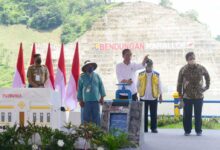 Presiden Jokowi Resmikan Bendungan Karalloe Di Gowa