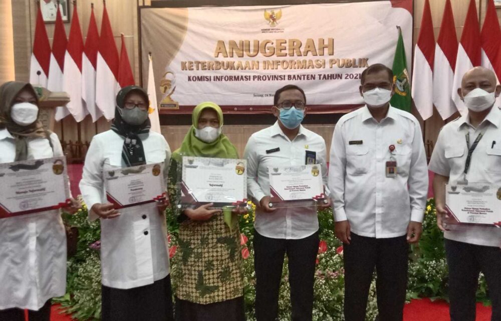 Keren...!Pemerintah Kota Serang Raih Predikat Keterbukaan Informasi Publik 2021