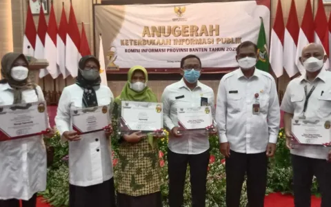 KEREN…Pemerintah Kota Serang Raih Predikat Keterbukaan Informasi Publik 2021