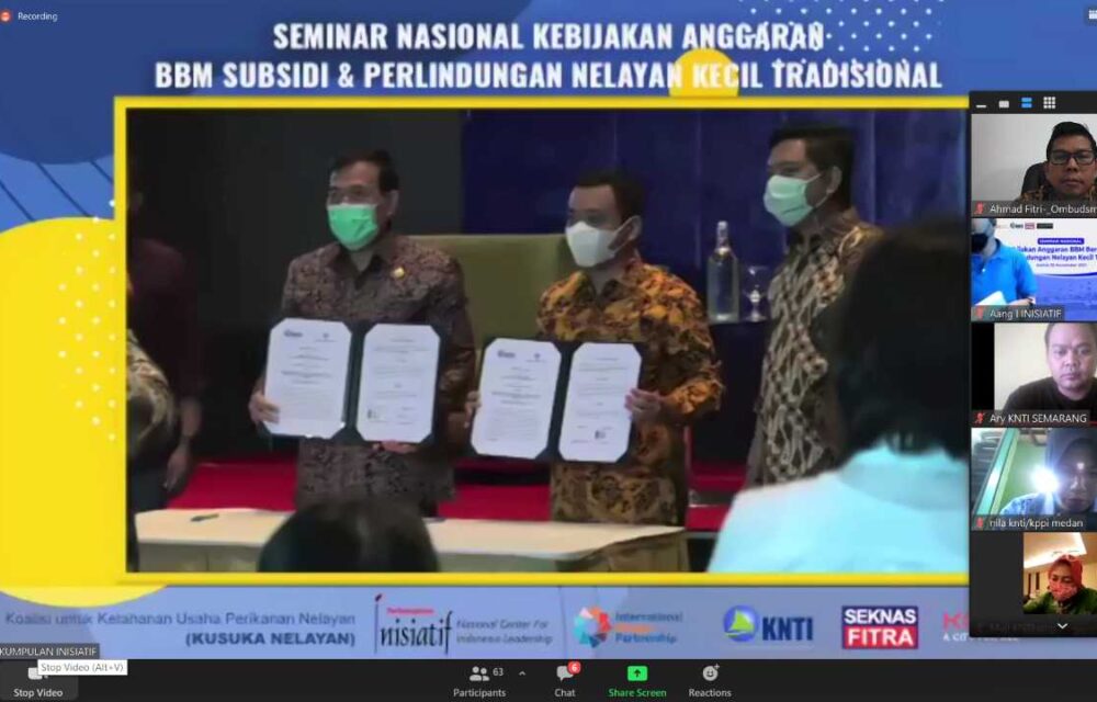 Ombudsman Mou Dengan Knti Awasi Bbm Bersubsidi Untuk Nelayan Kecil