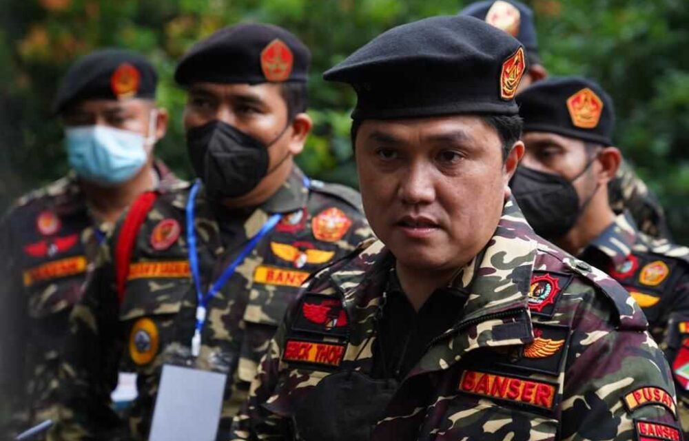 Erick Thohir Resmi Jadi Anggota Kehormatan Banser
