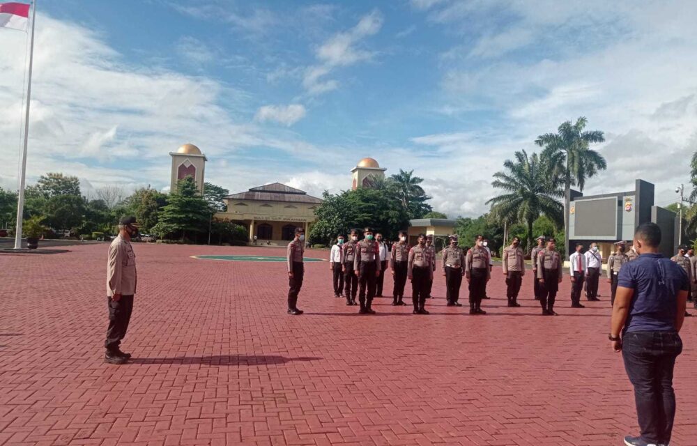 Spkt Polda Banten Laksanakan Serah Terima Piket Pelayanan Polda Banten