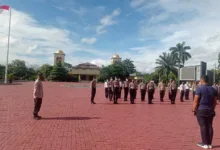 SPKT Polda Banten Laksanakan Serah Terima Piket Pelayanan Polda Banten