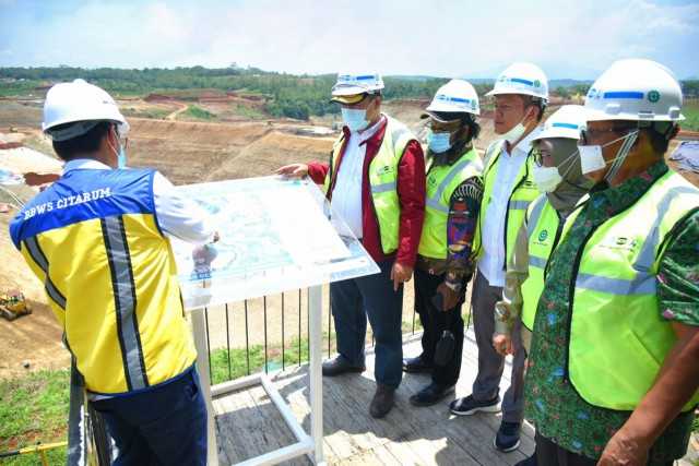 Komisi V Tinjau Pembangunan Bendungan Sadawarna Di Subang