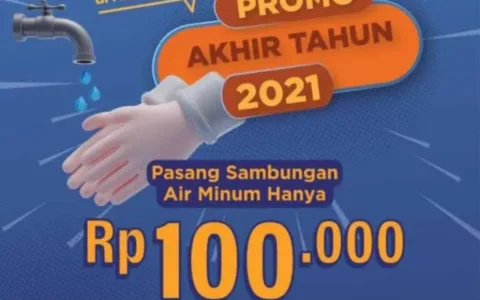 Promosi Akhir Tahun Perumdam TKR Tangerang, Ini Selengkapnya