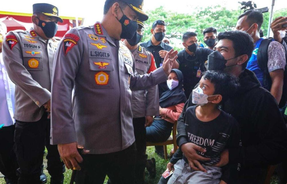 Kapolri Optimis Target 70 Peresen Vaksinasi Di Indonesia