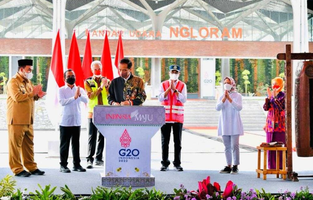 Presiden Jokowi Resmikan Bandara Ngloram Di Blora