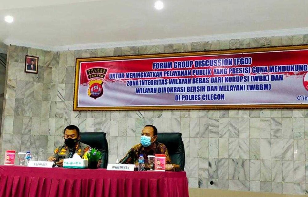 Ombudsman Banten Apresiasi Predikat Wbk 2021 Polres Cilegon