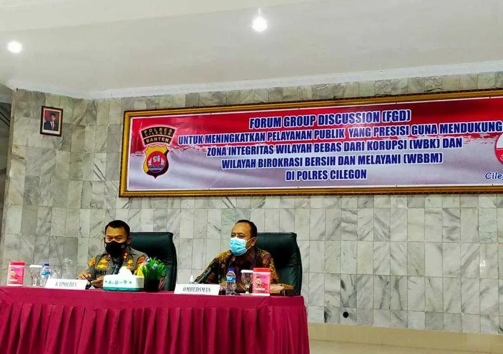 Ombudsman Banten Apresiasi Predikat WBK 2021 Polres Cilegon