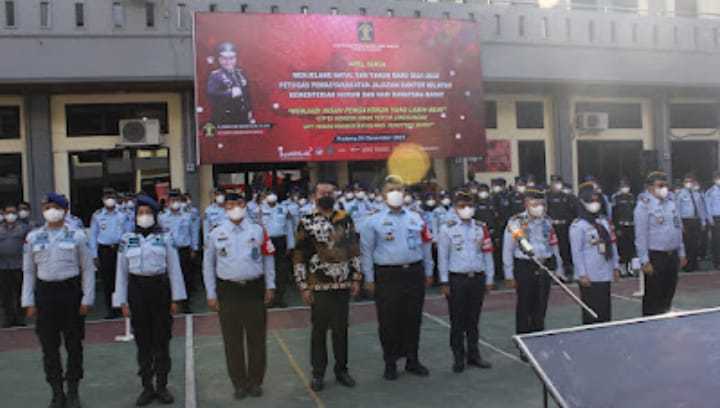 Jelang Nataru, Wakil Gubernur Pimpin Apel Siaga Di Permasyarakatan Sumbar