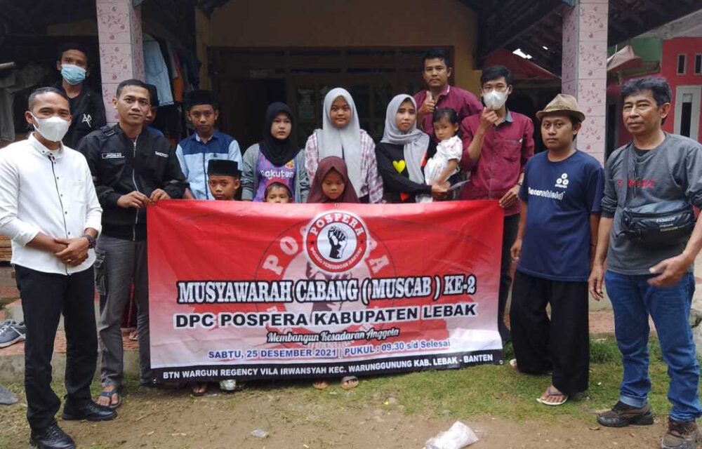 Dpc Pospera Lebak Gelar Mucab Dan Santunan Anak Yatim